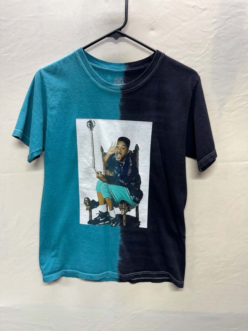 90s Legends Will Smith Fresh Prince of Bel-Air Split Color T-Shirt